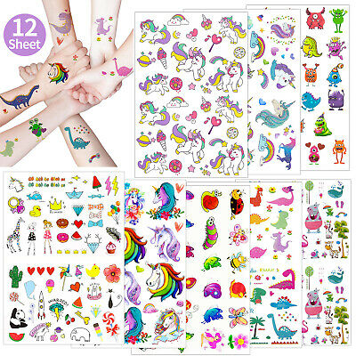 Xxl Kinder Tattoo Set 208 Temporäre Tattoos Für Mädchen Spielen Kindergeburtstag